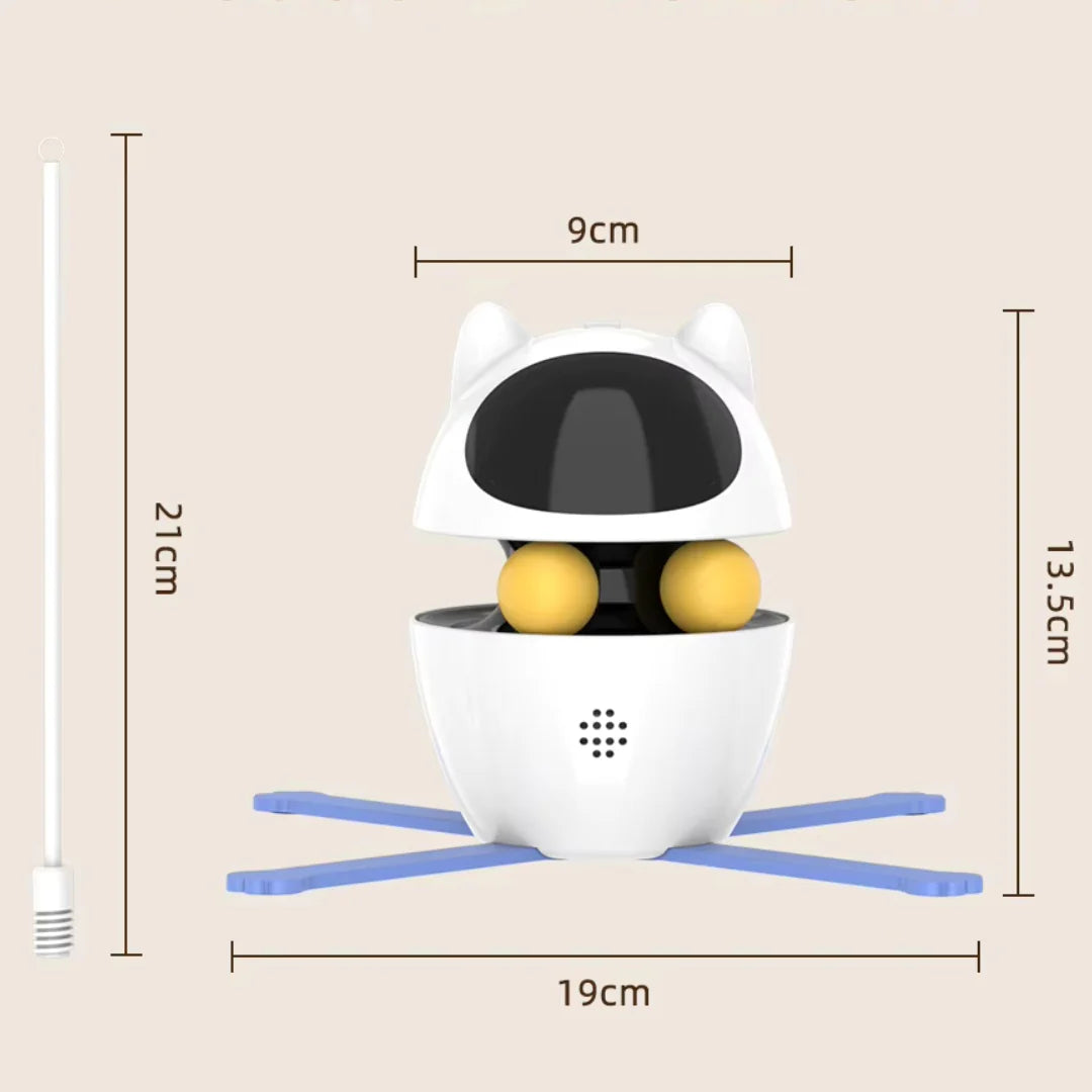 PlayInstinct – Robotic Cat Toy with Moving Feather