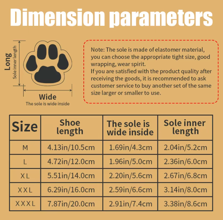 SnowPaw Winter Dog Shoes