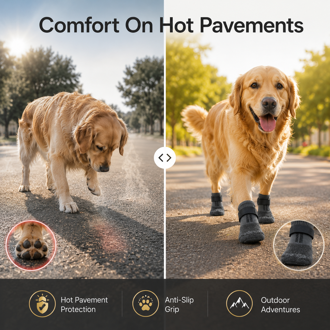 SnowPaw Winter Dog Shoes