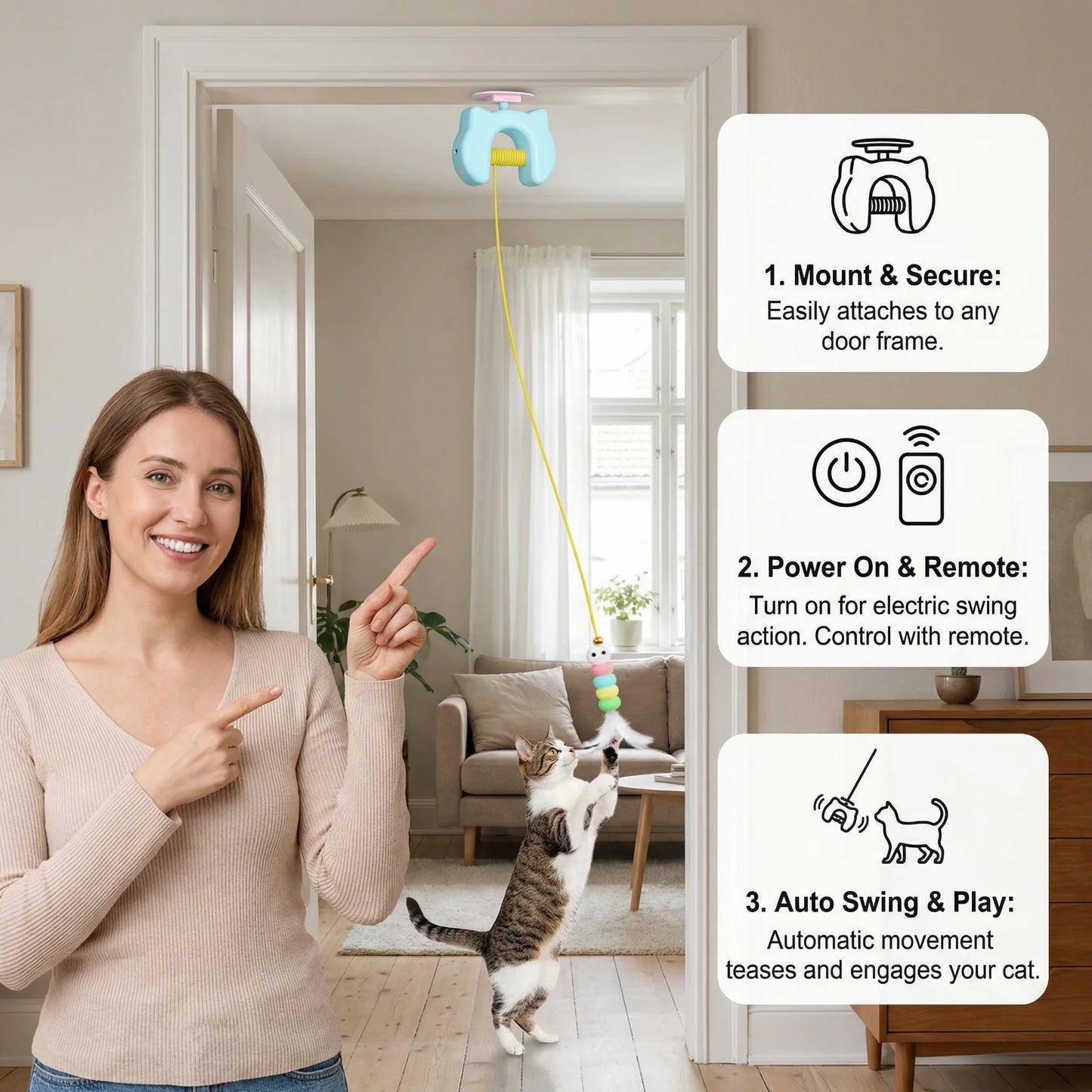 PurrSwing Cat Toy