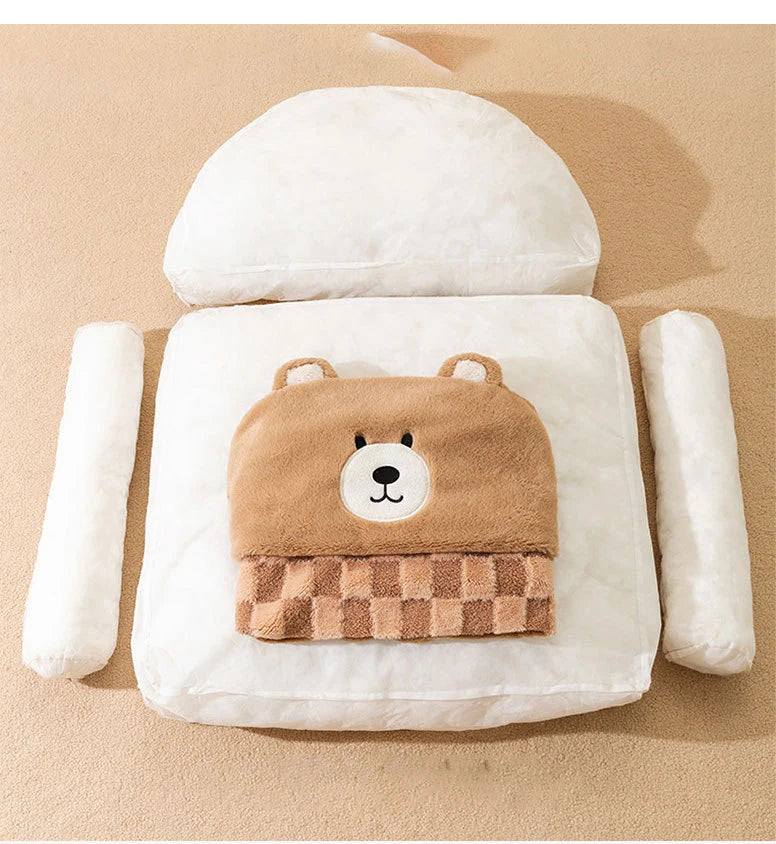 SnuggleNest Plush Pet Bed