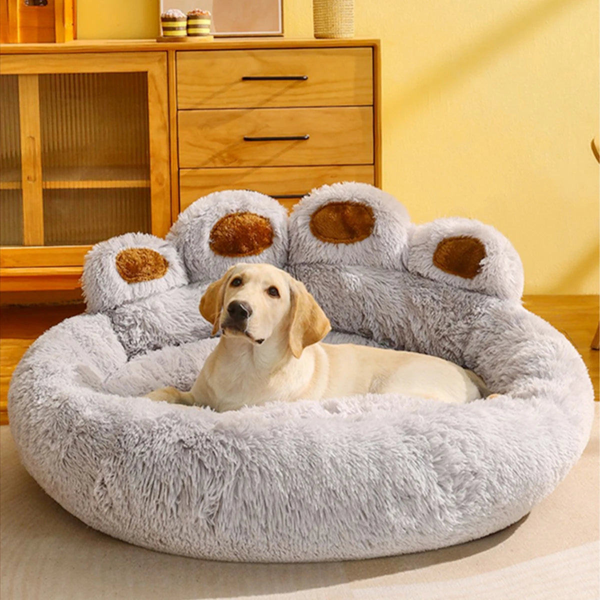 CloudNest Plush Dog & Cat Sofa Bed