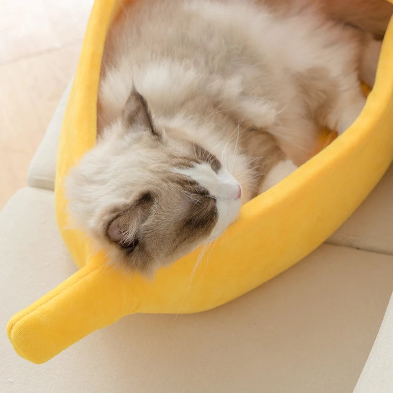 BananaNest Cozy Cat & Small Dog Bed