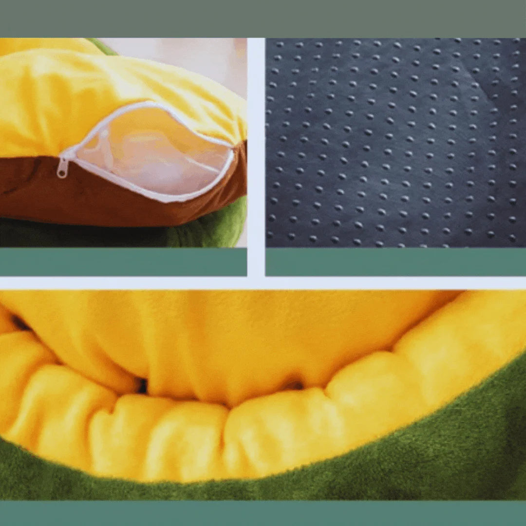 FrogKing – Plush Frog-Design Snuggle Bed for Dogs & Cats