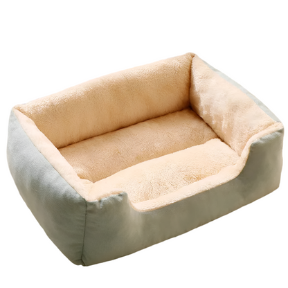 SnuggleNest Plush Cat & Small Dog Bed