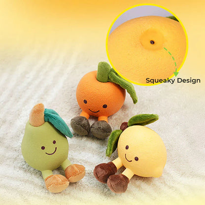 FruitFun – Squeaky Dog Toy in a Fruit Design