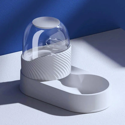 DesignFeedingStation – Feeding Station with Glass Dome & Non-Slip Base