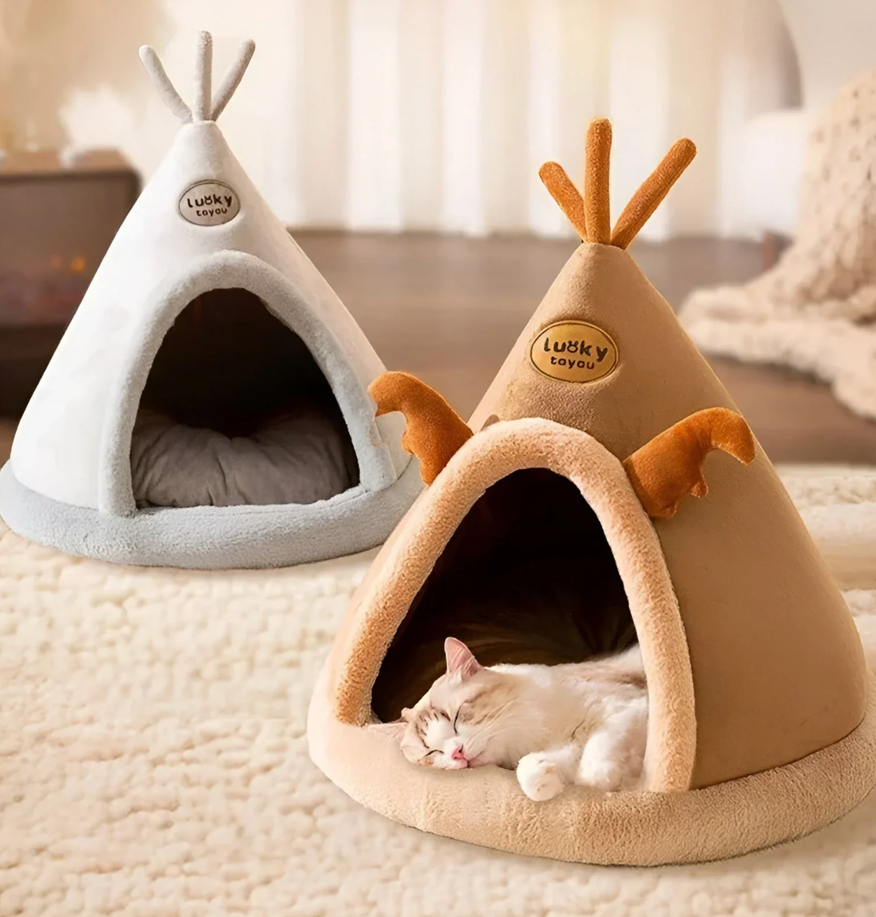 DeluxeDream Plush Pet Hideaway