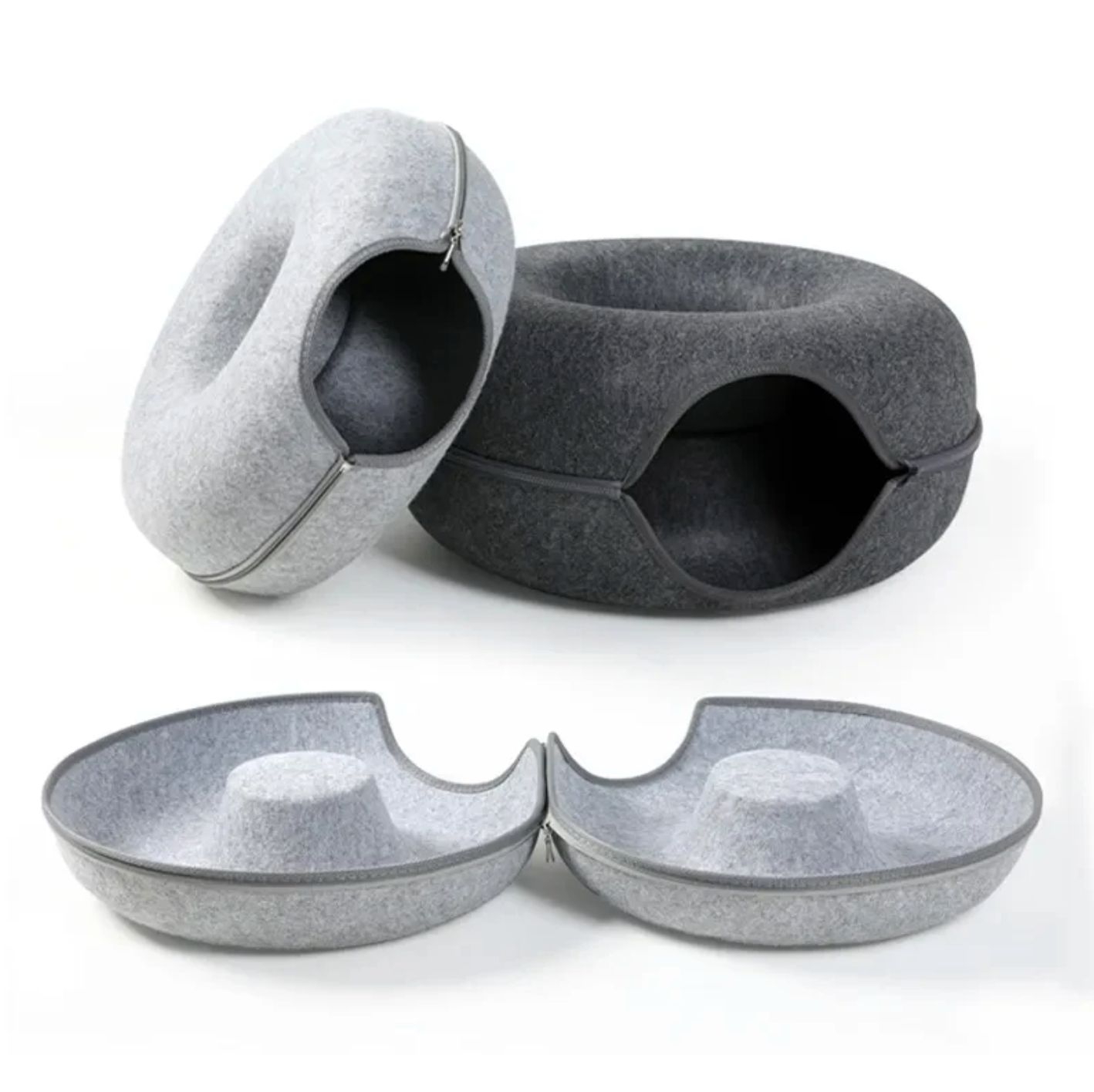 CozyCave Plush Cat Hideaway
