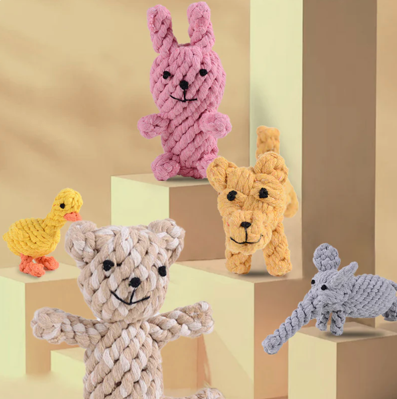 ToughCuddle Durable Dog Plush