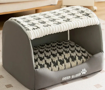 SnuggleDen Plush Dog Cave