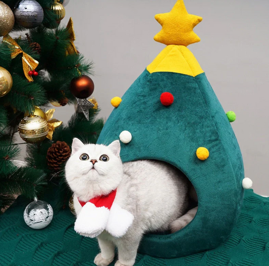 MerryPaws Christmas Tree Pet Bed