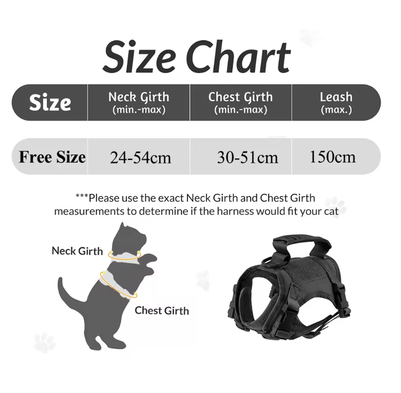 BattlePaw Tactical Cat Harness