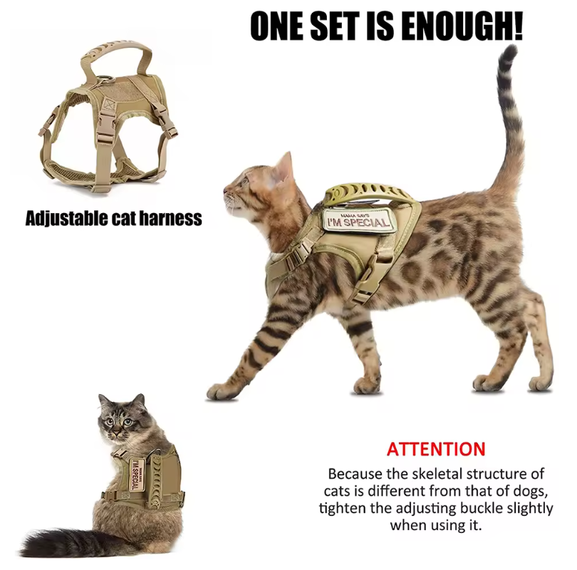 BattlePaw Tactical Cat Harness