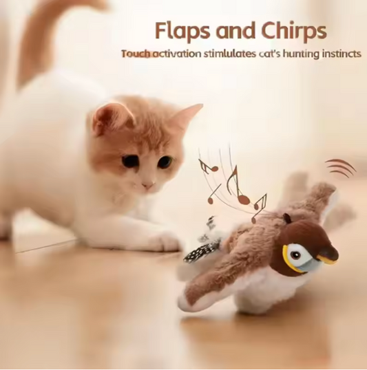 BirdPlay Rechargeable Flapping Wings Cat Toy