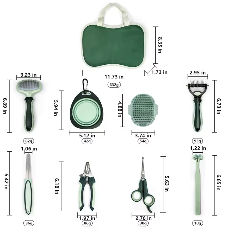 GroomMate 8-in-1 Pet Grooming Kit