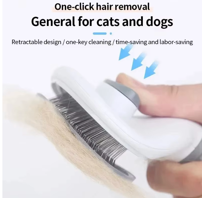 FurEase Self-Cleaning Pet Brush