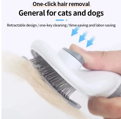 FurEase Self-Cleaning Pet Brush