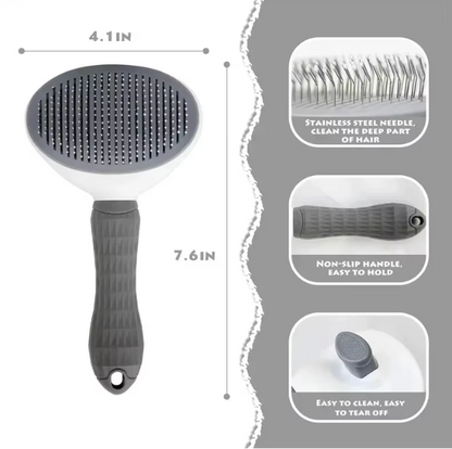 FurEase Self-Cleaning Pet Brush