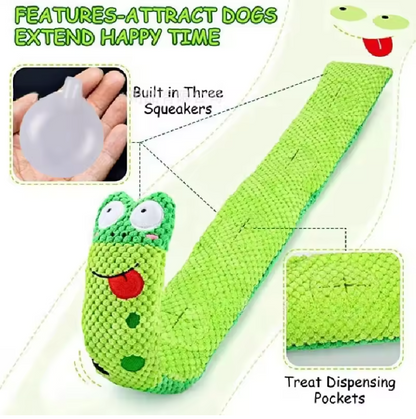 Interactive Snail Puzzle Feeder Toy for Dogs