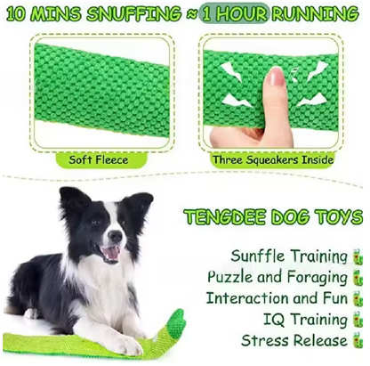 Interactive Snail Puzzle Feeder Toy for Dogs