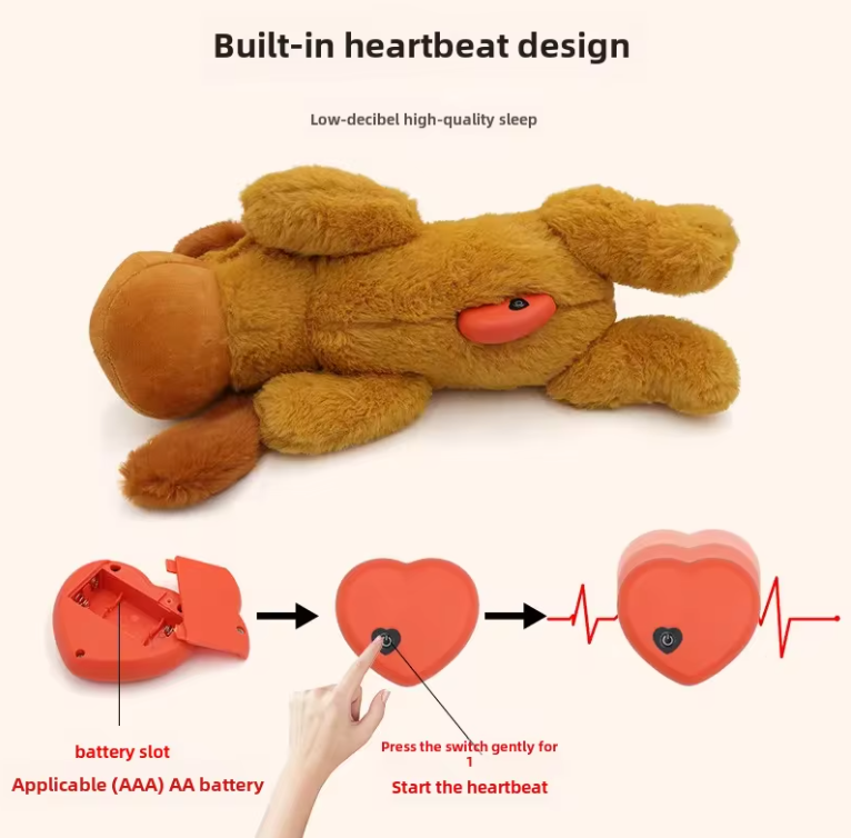 CalmBuddy Plush Heartbeat Toy