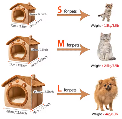 CozyNest Foldable Pet House