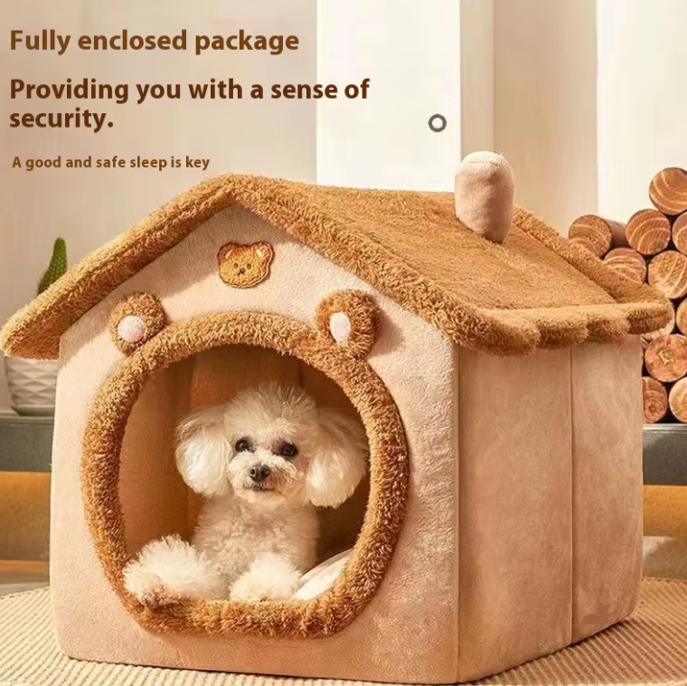 CozyNest Foldable Pet House
