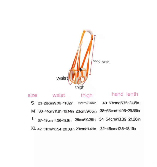 Adjustable Dog Lift Harness & Mobility Sling