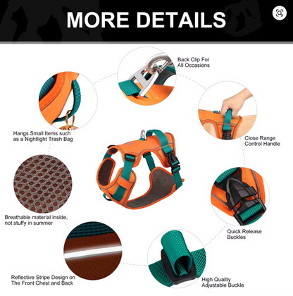 AirFlow Reflective No-Pull Mesh Dog Harness