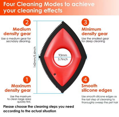 4-Mode Precision Pet Hair Detailer & Carpet Cleaner