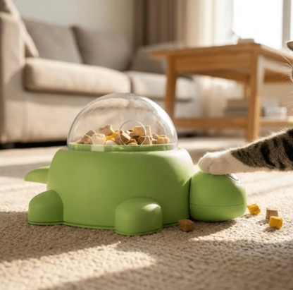 Interactive Pet Food Dispenser