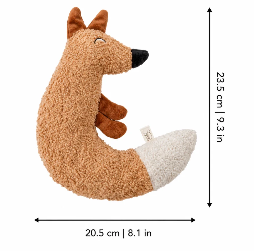 Crinkle Plush Fox & Goose Pet Toy
