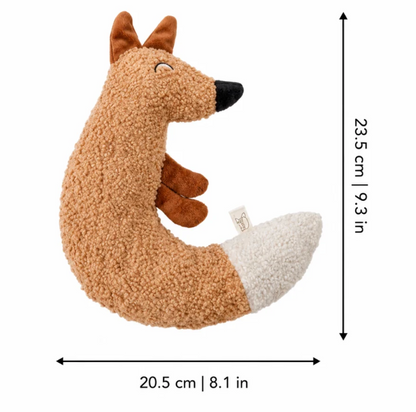 Crinkle Plush Fox & Goose Pet Toy