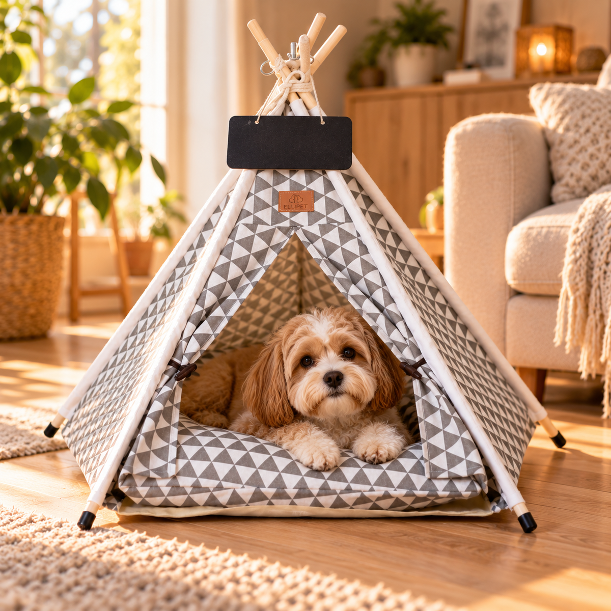 Pet Teepee with Cushion