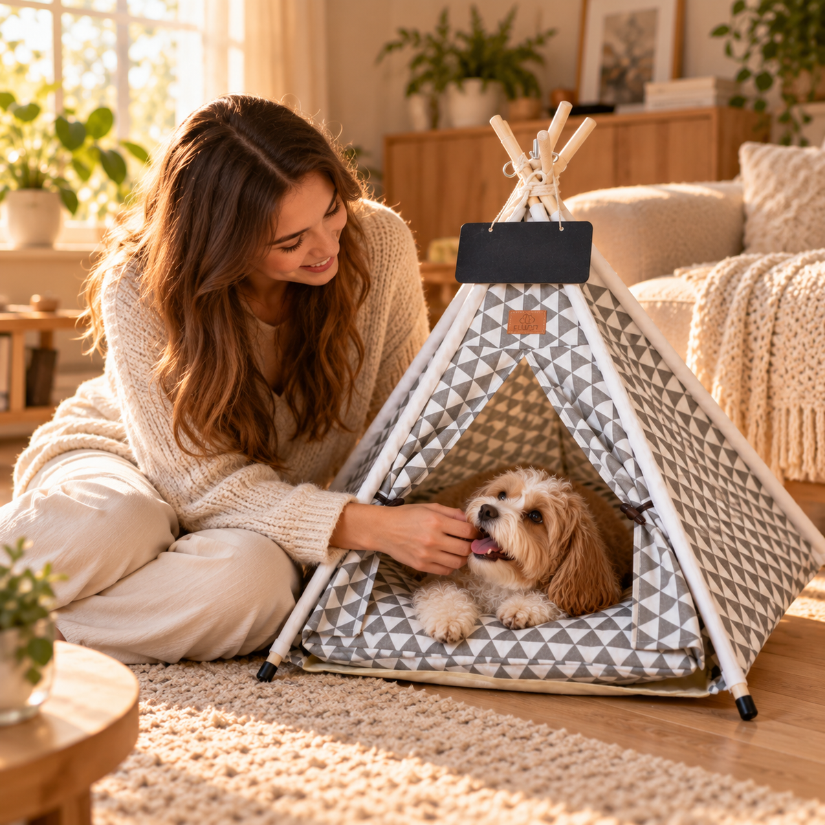 Pet Teepee with Cushion