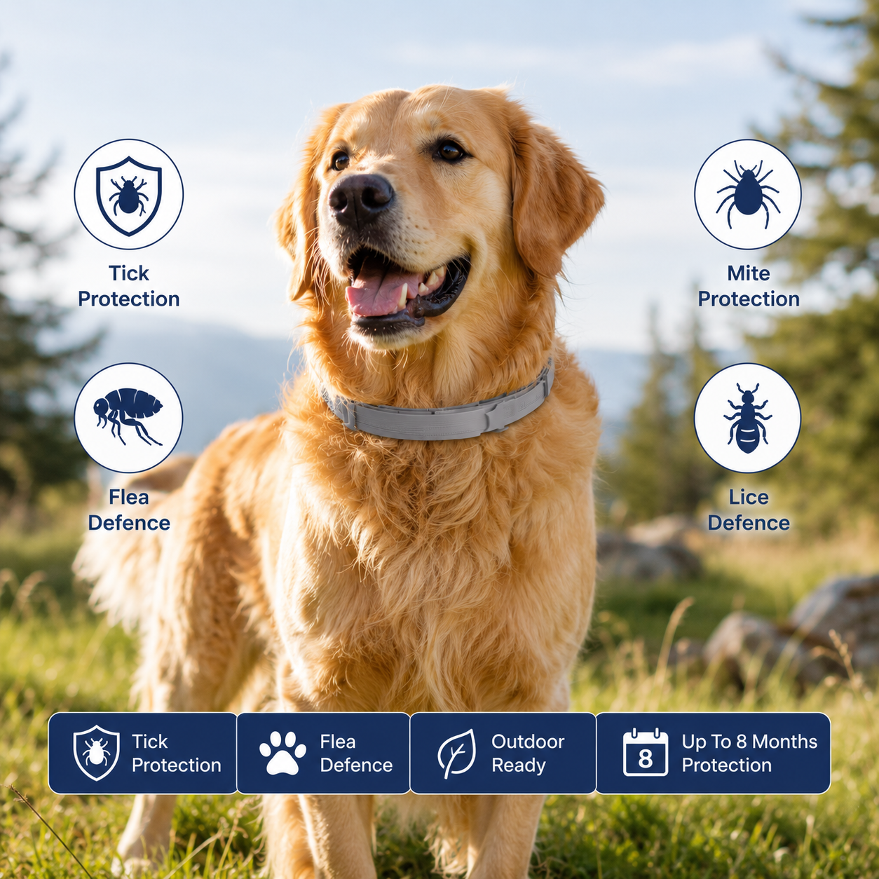 TickShield Ultra Protection Dog Collar