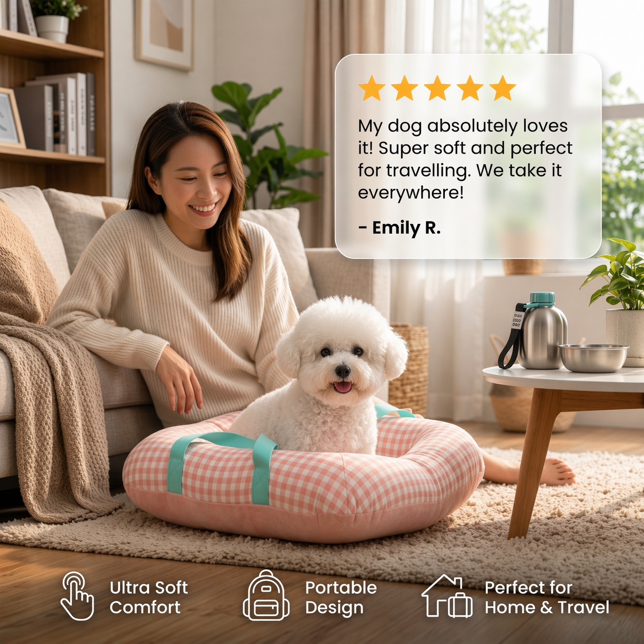 CozyNest Pet Bed