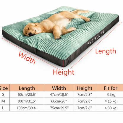 WarmNest Corduroy Pet Bed