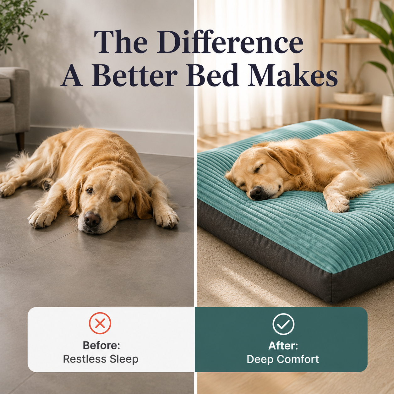 WarmNest Corduroy Pet Bed