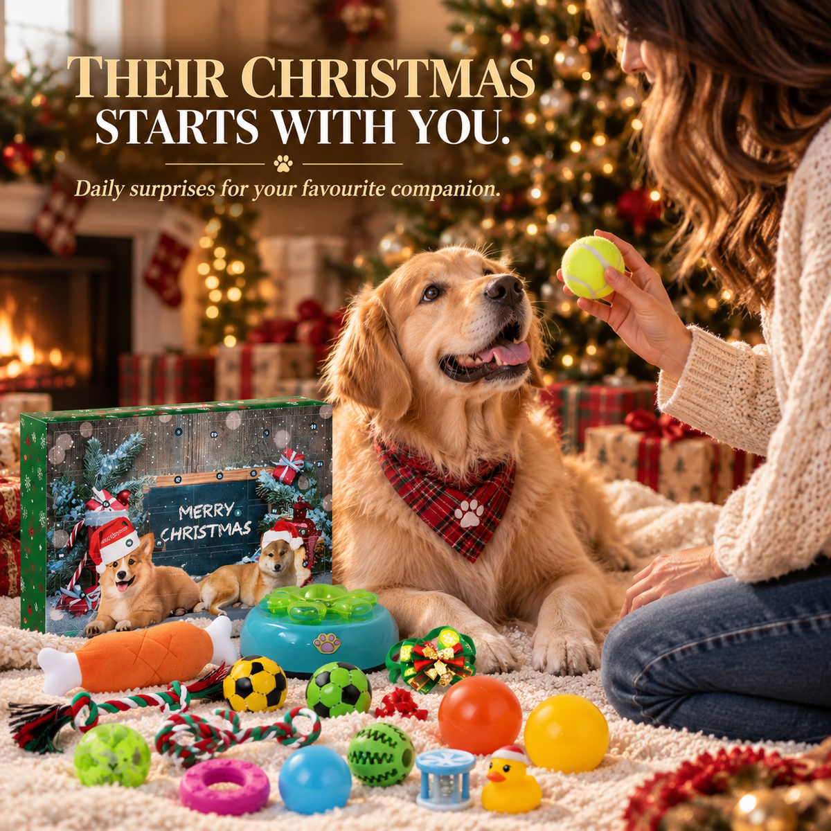 Christmas Advent Calendar for Cats & Dogs