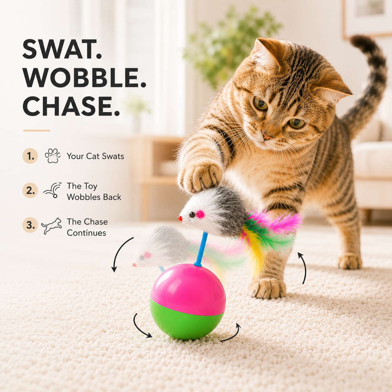 Mouse Wobble Toy