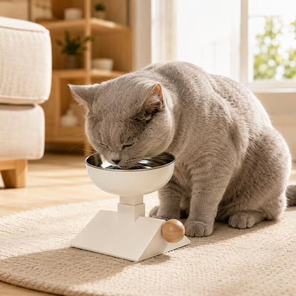 Adjustable Elevated Cat Bowl