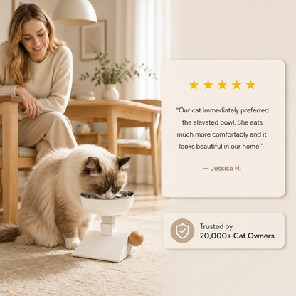 Adjustable Elevated Cat Bowl