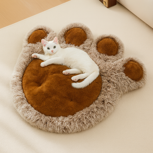 PfotenNest – Paw-Shaped Cuddle Bed for Dogs & Cats