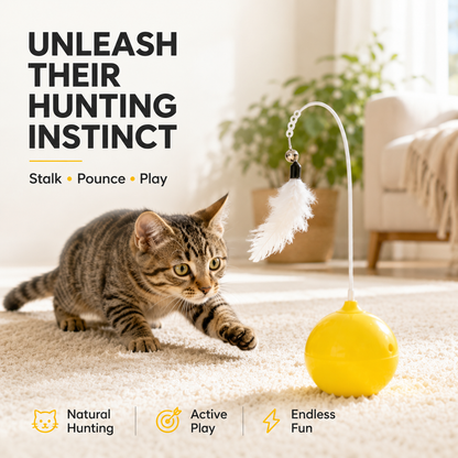 Automatic Feather Chase Ball