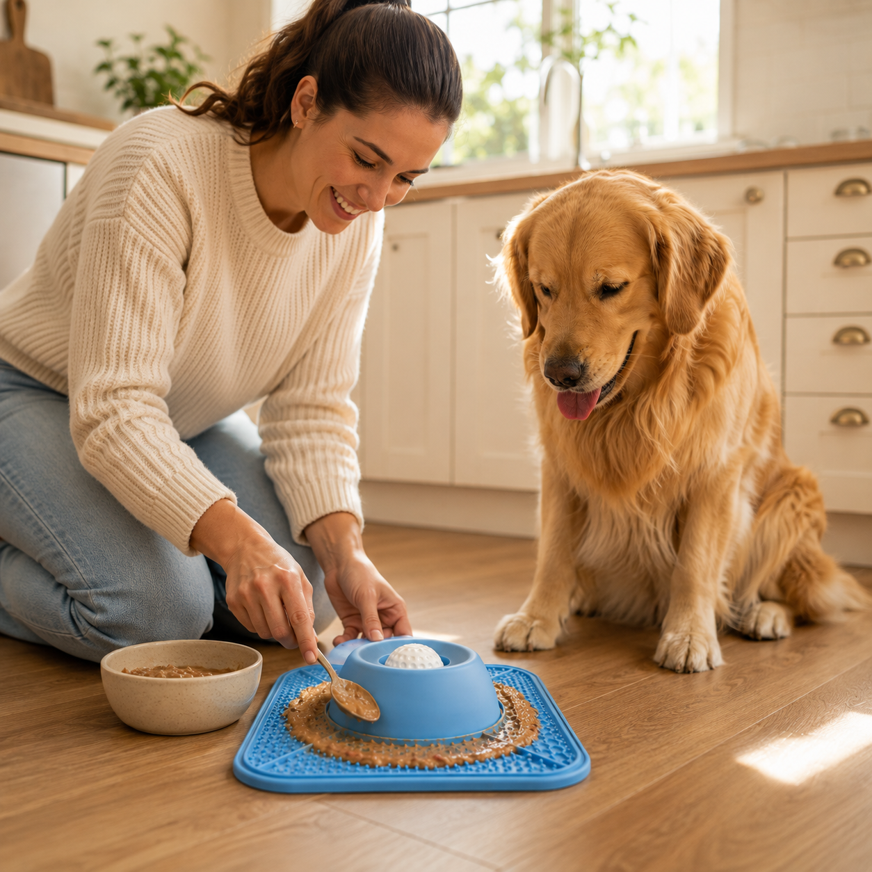 Slow Feeder & Lick Mat Bowl