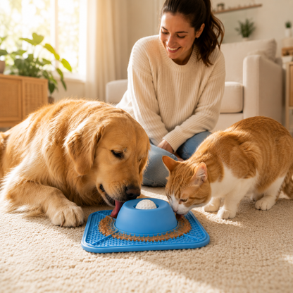Slow Feeder & Lick Mat Bowl