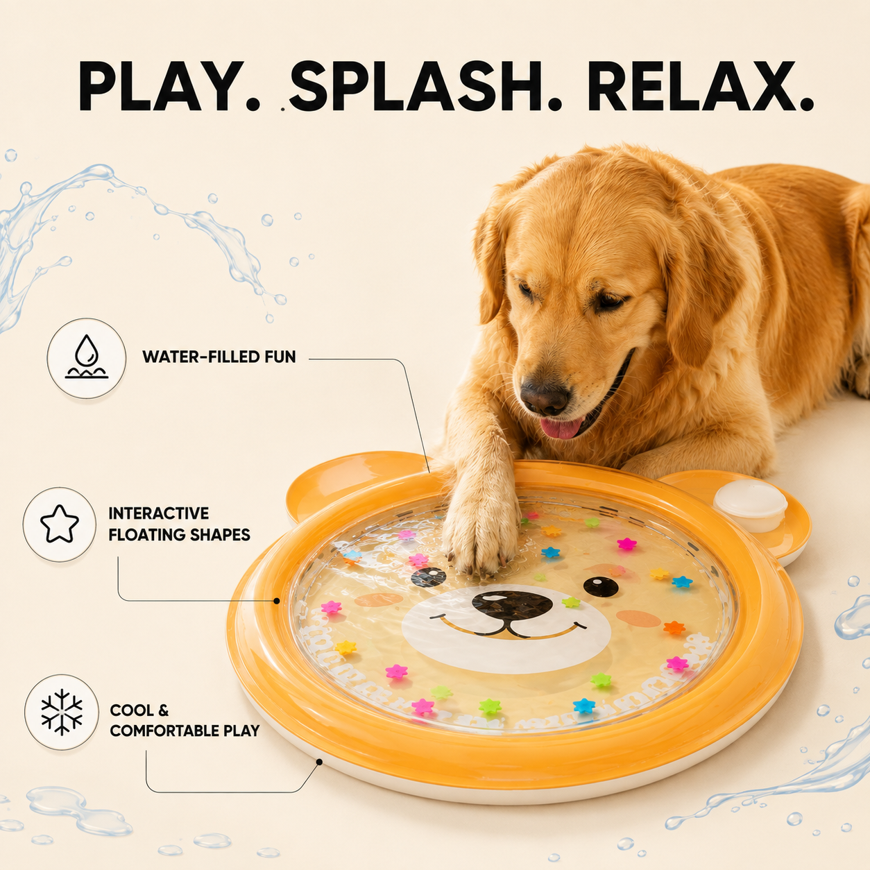 Cooling Splash Mat for Pets