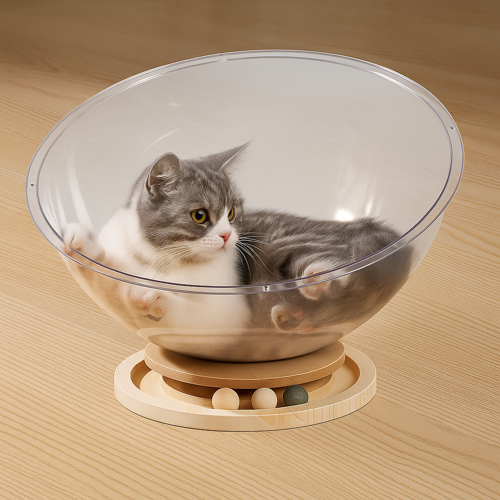 KugelSpiel 360 – Sleep & Play Station for Your Cat